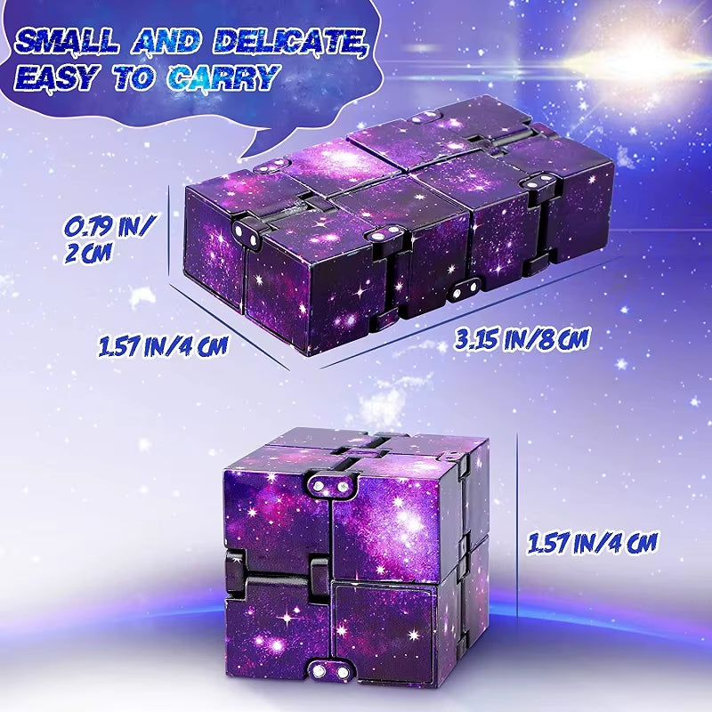Infinity Cube Fidget Toy – Stress Relief, ADHD, Anxiety & Desk Gadget for Kids & Teens