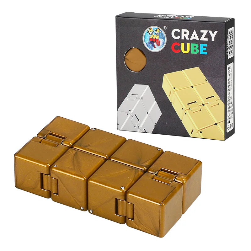 Infinity Cube Sensory Fidget Toy, Fidgeting Game for Kids and Adults, Cool Mini Toy for Stress and Anxiety Relief and Kill Time