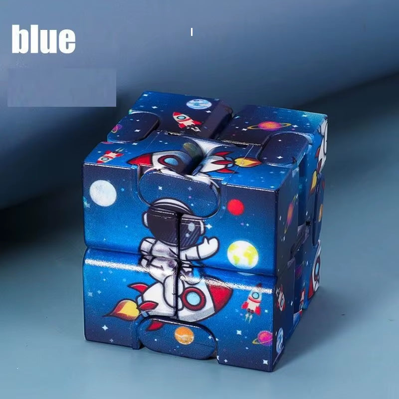 Infinity Cube Fidget Toy – Stress Relief, ADHD, Anxiety & Desk Gadget for Kids & Teens